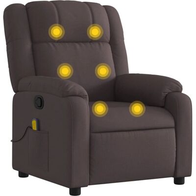 Chaise d'accent vidaXL - Marron Foncé - Fauteuil de relaxation - Publicité Chaise d'accent vidaXL - Marron Foncé - Fauteuil de relaxation - Publicité