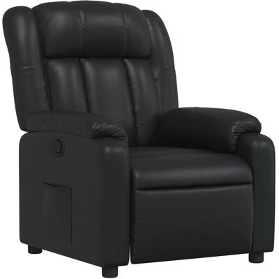 vidaXL Fauteuil inclinable manuel noir - Fauteuil relax - Publicité vidaXL Fauteuil inclinable manuel noir - Fauteuil relax - Publicité