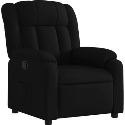 Fauteuil Relax VidaXL - Noir - Mobilier de salon - Publicité Fauteuil Relax VidaXL - Noir - Mobilier de salon - Publicité