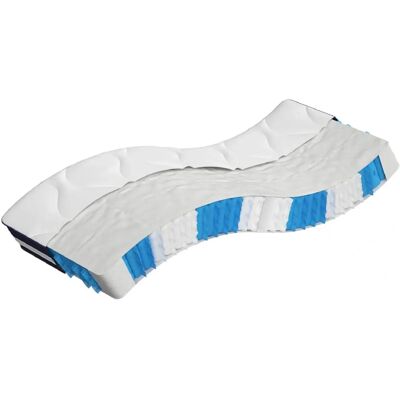 vidaXL Einzelmatratze - Taschenfederkern - 90x190cm - Mittelfest vidaXL Einzelmatratze - Taschenfederkern - 90x190cm - Mittelfest