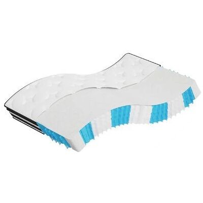 vidaXL 372917 Einzel-/Doppelbett Matratze mit Taschenfederkern - Matratze vidaXL 372917 Einzel-/Doppelbett Matratze mit Taschenfederkern - Matratze