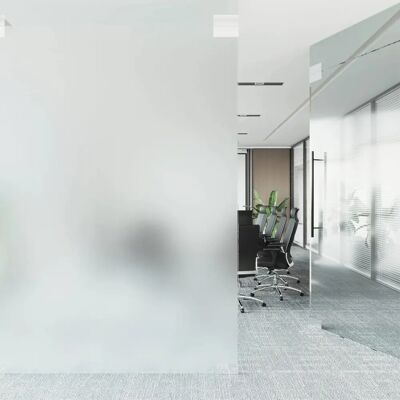 vidaXL Witte matte raamfilm - Raamdecoratie vidaXL Witte matte raamfilm - Raamdecoratie