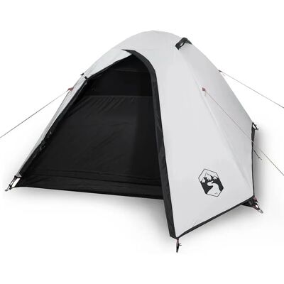 vidaXL Campingzelt 2 Personen Weiß - Zelt vidaXL Campingzelt 2 Personen Weiß - Zelt