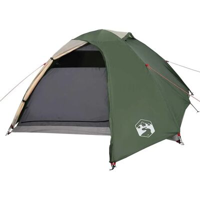vidaXL Kampeertent 4 Persoons Groen - Tent vidaXL Kampeertent 4 Persoons Groen - Tent