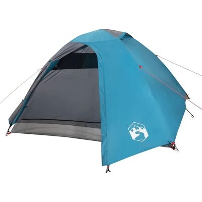 vidaXL Campingzelt 4 Personen Blau Wasserfest - Campingzelt vidaXL Campingzelt 4 Personen Blau Wasserfest - Campingzelt
