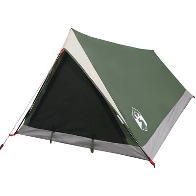 vidaXL Kampeer Tent 2 Personen Groen Waterdicht - Tent voor Kamperen vidaXL Kampeer Tent 2 Personen Groen Waterdicht - Tent voor Kamperen