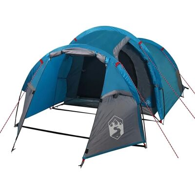 vidaXL Campingzelt 4 Personen Blau 360x135x105 cm - Tunnel Wasserdicht vidaXL Campingzelt 4 Personen Blau 360x135x105 cm - Tunnel Wasserdicht