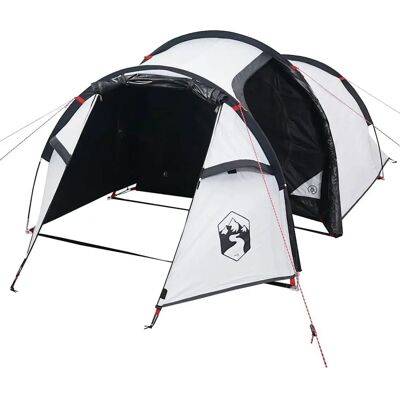 vidaXL Kampeertent Wit 4 Personen Waterdicht - Tent vidaXL Kampeertent Wit 4 Personen Waterdicht - Tent