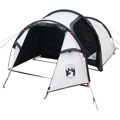 vidaXL Witte 3-Persoons Tent - Waterdicht, Modern Ontwerp vidaXL Witte 3-Persoons Tent - Waterdicht, Modern Ontwerp