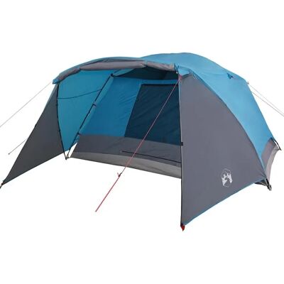 vidaXL Campingzelt 4 Personen Kuppel Leicht Blau - Campingzelt vidaXL Campingzelt 4 Personen Kuppel Leicht Blau - Campingzelt
