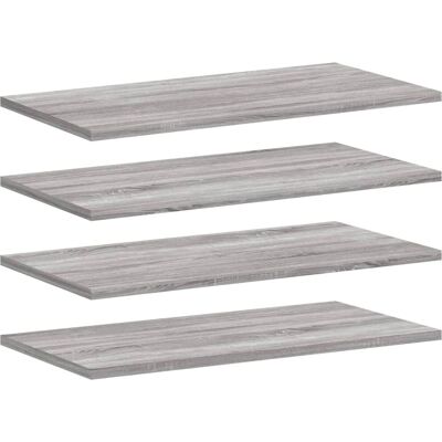 vidaXL Væggeshelves Grå Sonoma 4 stk - Vægshelf vidaXL Væggeshelves Grå Sonoma 4 stk - Vægshelf