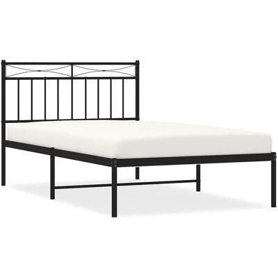 vidaXL Bettgestell Schwarz 100x200cm - Bettgestell vidaXL Bettgestell Schwarz 100x200cm - Bettgestell