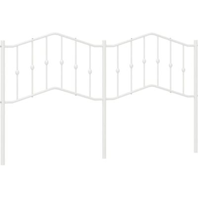 vidaXL Kopfteil Metall Weiß 160 cm - Kopfteil vidaXL Kopfteil Metall Weiß 160 cm - Kopfteil
