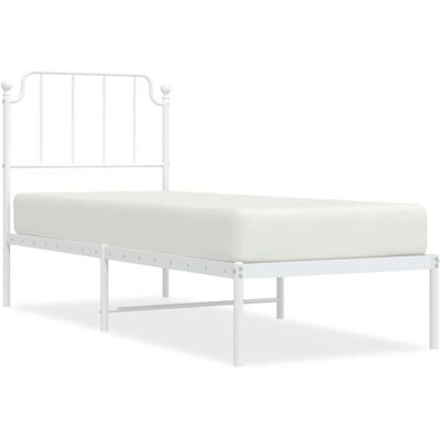 vidaXL Bed Frame 80x200 White - Bed Frame vidaXL Bed Frame 80x200 White - Bed Frame