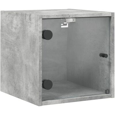 vidaXL 836468 Nightstand - Concrete Grey vidaXL 836468 Nightstand - Concrete Grey