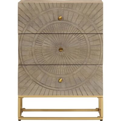 vidaXL Massiivinen Mangopuinen Lipasto - 55x30x76 cm - Ruskea - Lipasto vidaXL Massiivinen Mangopuinen Lipasto - 55x30x76 cm - Ruskea - Lipasto