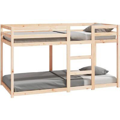 vidaXL Stapelbed Kinderbed Frame - Ruimtebesparend Massief Houten Dennenhout Bed vidaXL Stapelbed Kinderbed Frame - Ruimtebesparend Massief Houten Dennenhout Bed