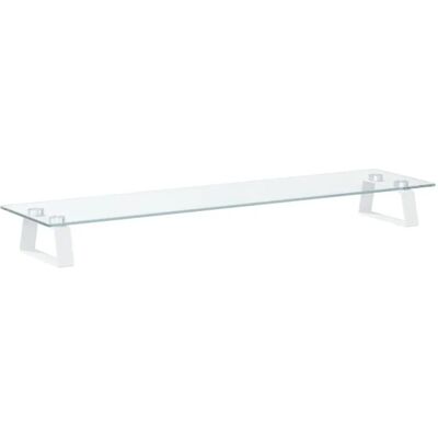 vidaXL Weißer Monitorständer 80x20x8cm - Displayhalter vidaXL Weißer Monitorständer 80x20x8cm - Displayhalter
