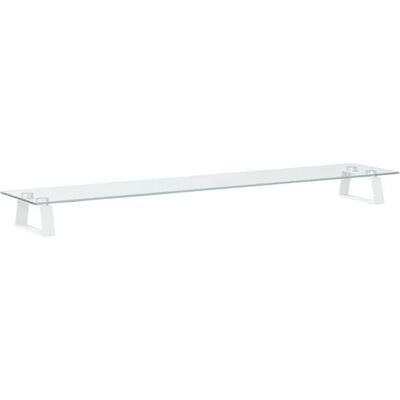 vidaXL Weiß Monitorständer 100x20x8 cm - Monitorerhöhung vidaXL Weiß Monitorständer 100x20x8 cm - Monitorerhöhung