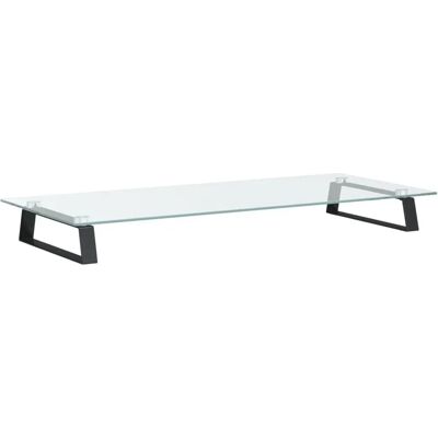 Support monitor vidaXL noir 80x35x8 cm - Écran & Ergonomie - Publicité Support monitor vidaXL noir 80x35x8 cm - Écran & Ergonomie - Publicité