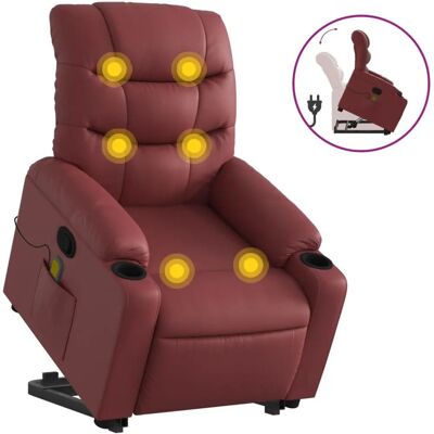 Fauteuil relax électrique avec massage vidaXL - Relevage & Détente - Publicité Fauteuil relax électrique avec massage vidaXL - Relevage & Détente - Publicité