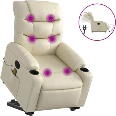 vidaXL Relaxsessel mit Aufstehhilfe und Massage - Möbel vidaXL Relaxsessel mit Aufstehhilfe und Massage - Möbel