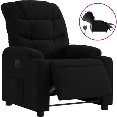Fauteuil Reclinable Électrique VidaXL Noir - Publicité Fauteuil Reclinable Électrique VidaXL Noir - Publicité