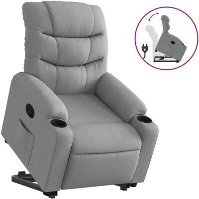 VidaXL Sessel - Modell 3206645, Hellgrau, Verstellbar, Elektrischer Aufzug - Sessel VidaXL Sessel - Modell 3206645, Hellgrau, Verstellbar, Elektrischer Aufzug - Sessel