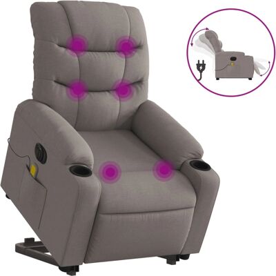 VidaXL Akzentstuhl - Cinzento-acastanhado VidaXL Akzentstuhl - Cinzento-acastanhado