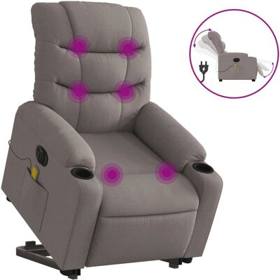 VidaXL Akzentstuhl - Modell 3206679 - Grau-Braun Stoff VidaXL Akzentstuhl - Modell 3206679 - Grau-Braun Stoff