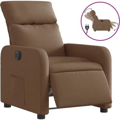 VidaXL Komfortabel elektrisk lænestol - Brun - Recliner VidaXL Komfortabel elektrisk lænestol - Brun - Recliner