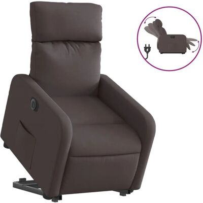vidaXL 3206722 Fauteuil d'accent - Marron foncé - Fauteuil électrique inclinable - Publicité vidaXL 3206722 Fauteuil d'accent - Marron foncé - Fauteuil électrique inclinable - Publicité