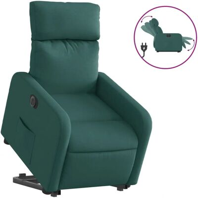 vidaXL Grüner Massagesessel mit Aufstehhilfe & Massage vidaXL Grüner Massagesessel mit Aufstehhilfe & Massage