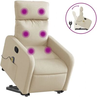 Chaise d'accent vidaXL - Fauteuil électrique massant confortable - Publicité Chaise d'accent vidaXL - Fauteuil électrique massant confortable - Publicité