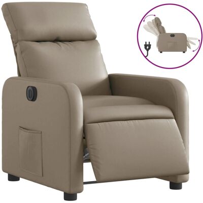 vidaXL Elektrischer Massagesessel - Cappuccino - Elektrisch & Vibration vidaXL Elektrischer Massagesessel - Cappuccino - Elektrisch & Vibration