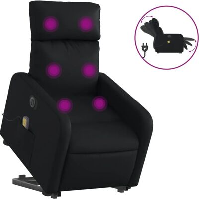 vidaXL Relaxsessel Mit Aufstehhilfe Elektrisch Schwarz - 3206770 vidaXL Relaxsessel Mit Aufstehhilfe Elektrisch Schwarz - 3206770