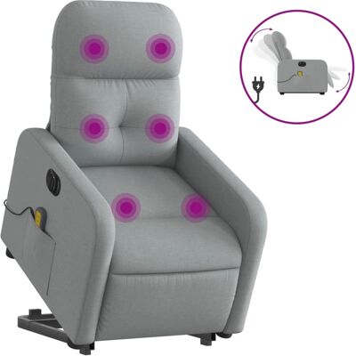 vidaXL Fauteuil de massage avec levage électrique - Reclinable 135° - Publicité vidaXL Fauteuil de massage avec levage électrique - Reclinable 135° - Publicité