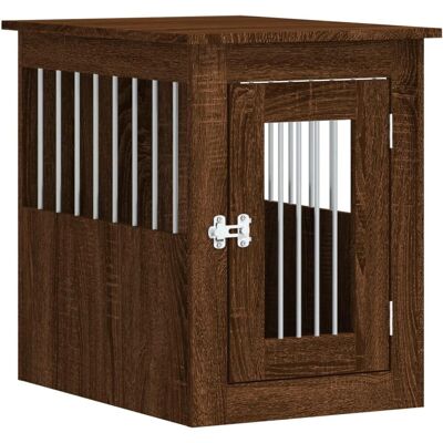 vidaXL hundekasse i eg træ 45x62x59 cm - Hundehus og kennel vidaXL hundekasse i eg træ 45x62x59 cm - Hundehus og kennel