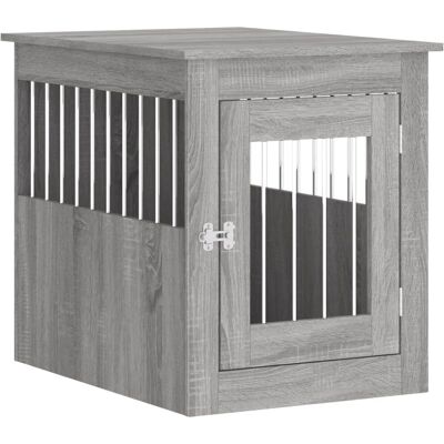 vidaXL Hundekasse Møbel Grå Sonoma - Hundehus & Sidebord vidaXL Hundekasse Møbel Grå Sonoma - Hundehus & Sidebord