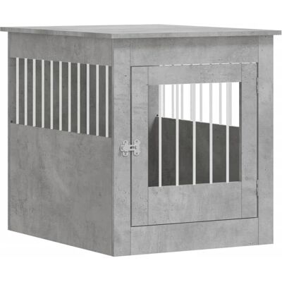 vidaXL Hundekasse Grå Beton 64,5x80x71 cm - Hundekasse vidaXL Hundekasse Grå Beton 64,5x80x71 cm - Hundekasse
