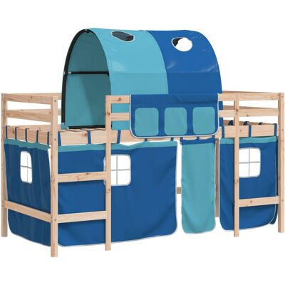 vidaXL Kinder-Hochbett mit Tunnel - Kinderbett vidaXL Kinder-Hochbett mit Tunnel - Kinderbett