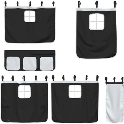 vidaXL Verduisteringsgordijnen voor Hoogslaper - Privacy & Speelruimte vidaXL Verduisteringsgordijnen voor Hoogslaper - Privacy & Speelruimte
