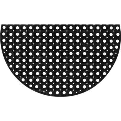 vidaXL Ovikäytävämatto 45x75cm Puoliympyrä kumista sisälle vidaXL Ovikäytävämatto 45x75cm Puoliympyrä kumista sisälle