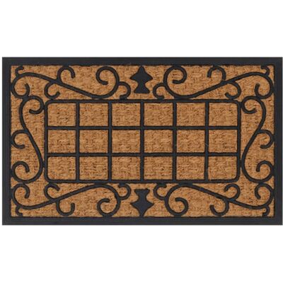 vidaXL Zerbino Gummi Kokus 45x75cm - Zerbino vidaXL Zerbino Gummi Kokus 45x75cm - Zerbino