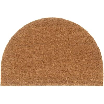 vidaXL Indgangsmåtte Naturlig Halvrund 60x90 cm Kokosfibre - Indgangsmåtte vidaXL Indgangsmåtte Naturlig Halvrund 60x90 cm Kokosfibre - Indgangsmåtte