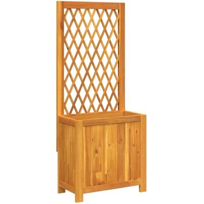 vidaXL Pflanzkübel mit Rankgitter 55x29,5x132 cm - Garten Pflanztopf vidaXL Pflanzkübel mit Rankgitter 55x29,5x132 cm - Garten Pflanztopf