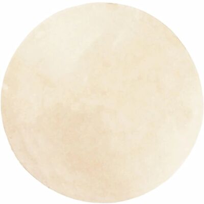 vidaXL Huarte Cream 80 cm Short Pile Soft Washable Area Rug vidaXL Huarte Cream 80 cm Short Pile Soft Washable Area Rug