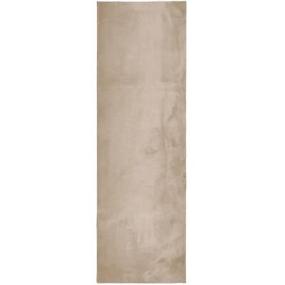 vidaXL Huarte Sand Kurzer Flor Teppich - Bodenmatte 80x250cm vidaXL Huarte Sand Kurzer Flor Teppich - Bodenmatte 80x250cm