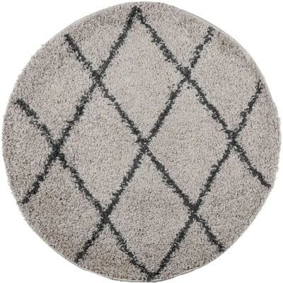 vidaXL Beige og antracit shaggy løber 80cm - Gulvmatte vidaXL Beige og antracit shaggy løber 80cm - Gulvmatte