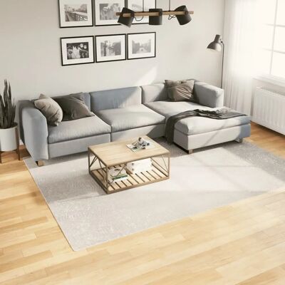 vidaXL Creme Kort Pile Geometrisk Tæppe - Gulvteppe 200x280 cm vidaXL Creme Kort Pile Geometrisk Tæppe - Gulvteppe 200x280 cm